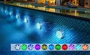 Luz LED Submersível para Piscina com Controle Remoto RF e Fixação Magnética (Somente HOJE!)🔥