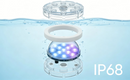 Luz LED Submersível para Piscina com Controle Remoto RF e Fixação Magnética (Somente HOJE!)🔥